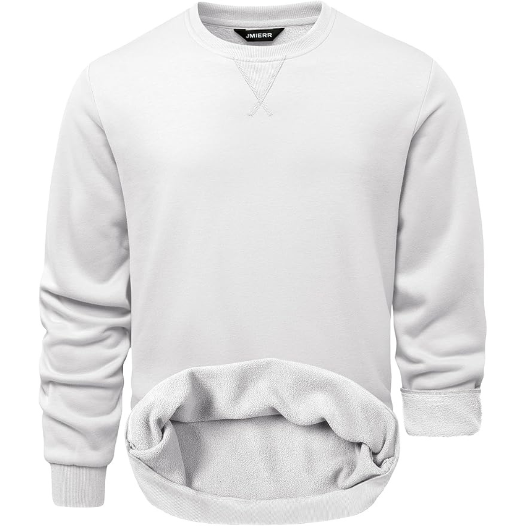 JMIERR Men's Fleece Long Sleeve Crewneck Sweatshirts (Various Colors)