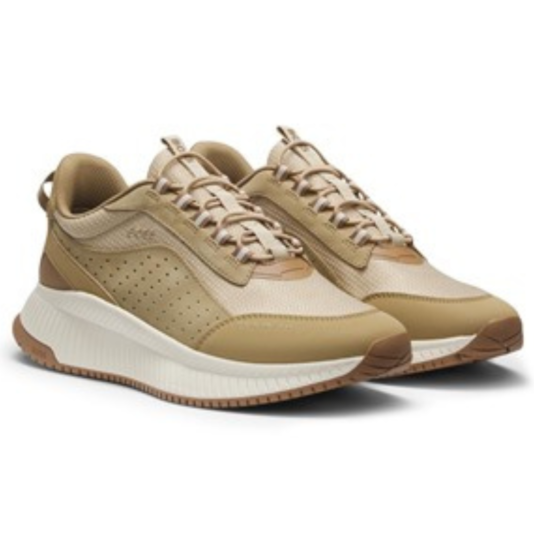 BOSS Men's Modern Knit Structure Running Sneaker