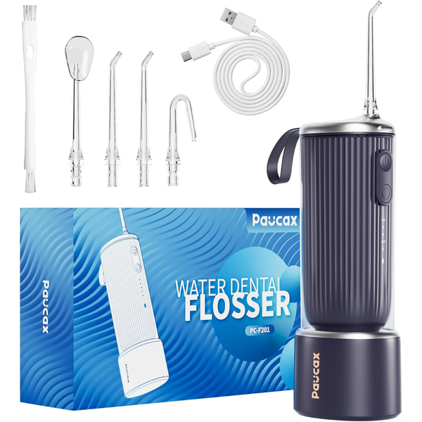 Cordless Rechargeable Water Flosser With Tips