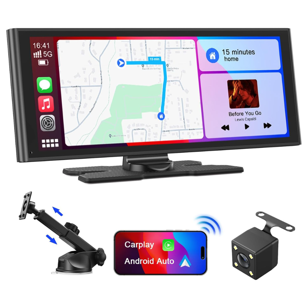 9.26" Carplay Auto Screen with Backup Camera