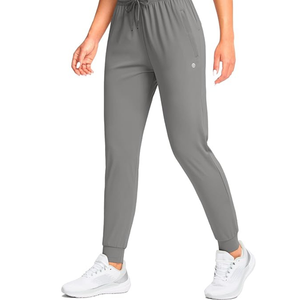 Women's Joggers Pants with Zipper Pockets