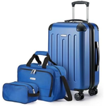 6-Piece Amazon Basics Carry-On Luggage Set (22"/15"/10")