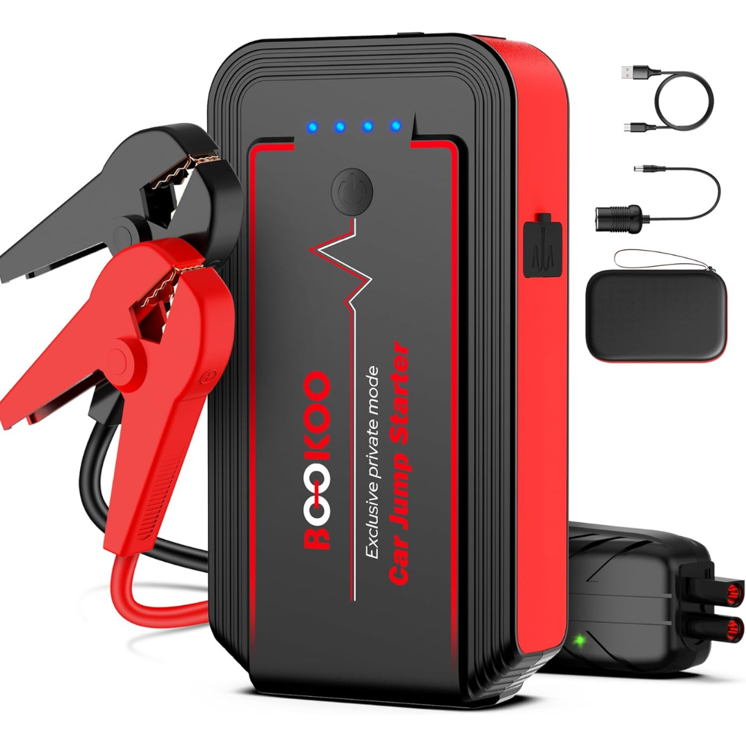 Bookoo 12V 20000mAh 4500A Portable Car Jump Starter