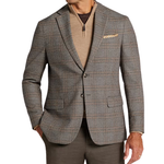 Jos. A. Bank Comfort Stretch Tailored Fit Plaid Sportcoat