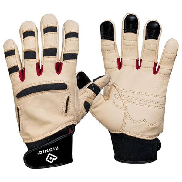 Bionic Women's Relief Grip Premium Leather Gardening Gloves
