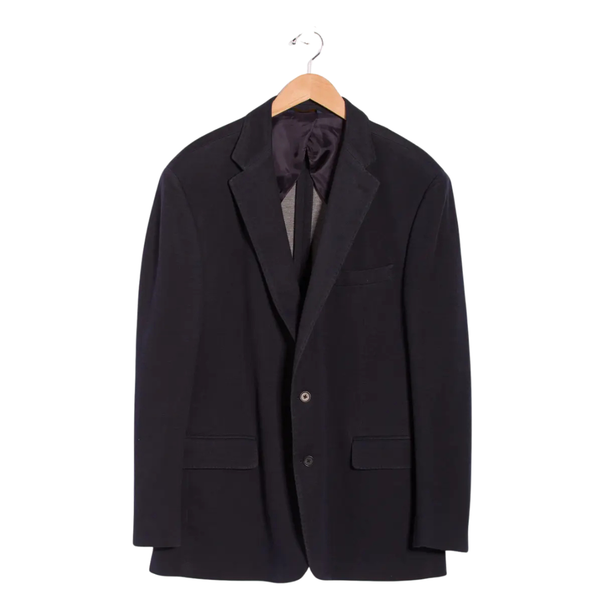 Brooks Brothers Men's Cotton Blend Sport Coat (Navy Solid)