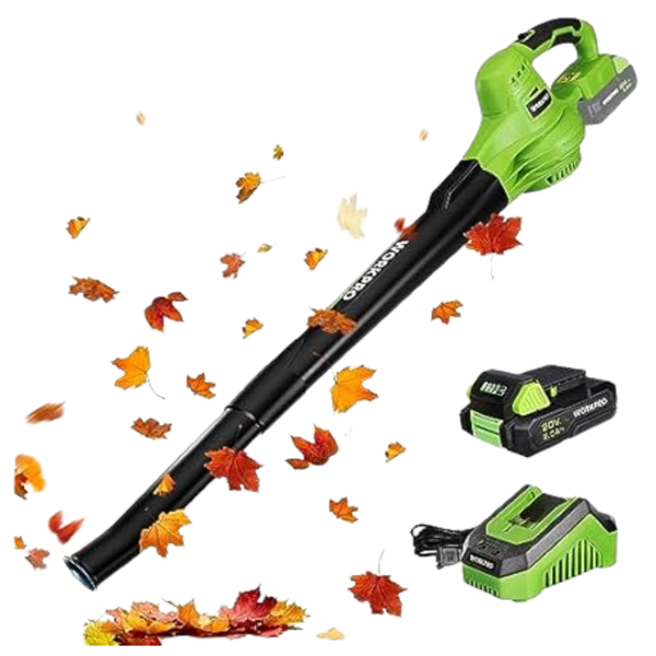 Workpro 20V Cordless Leaf Blower With Battery & Charger