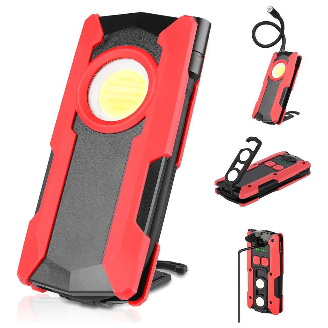 40W 2000 Lumens Portable Rechargeable LED Work Flood Light