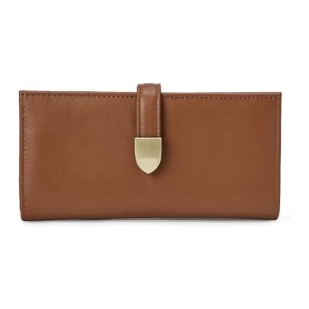 Amazon Essentials Women's Leather Clutch Wallet (3 Colors)