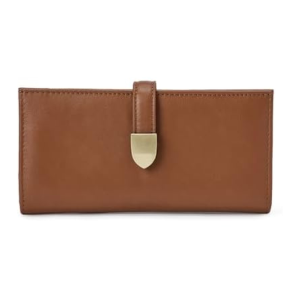 Amazon Essentials Women's Leather Clutch Wallet (3 Colors)