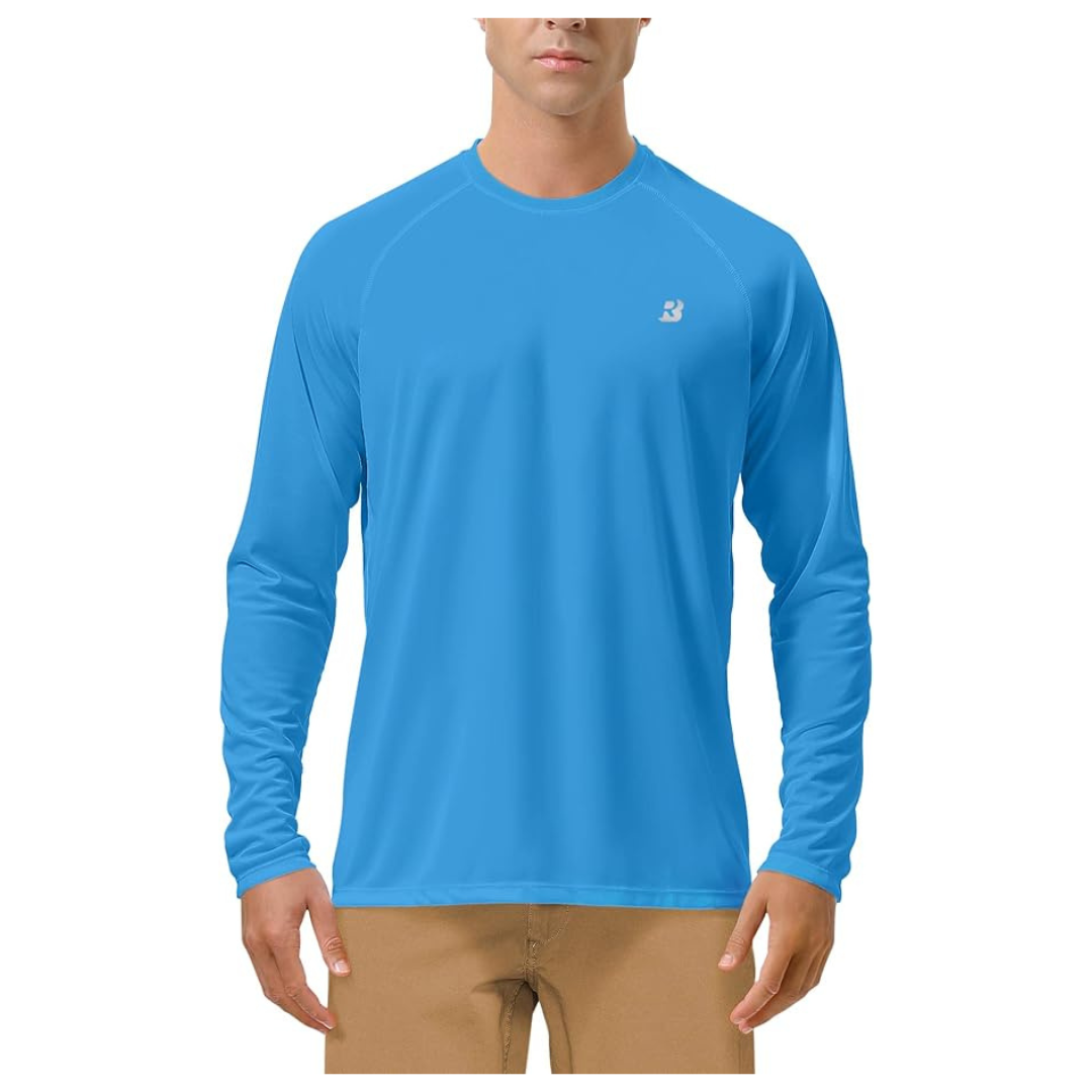 Roadbox Men's UPF 50+ UV Rash Guard Shirt