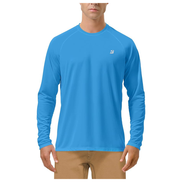 Roadbox Men's UPF 50+ UV Rash Guard Shirt
