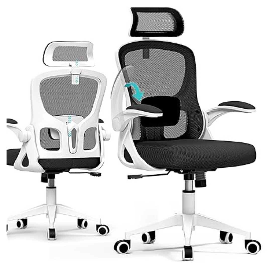 Finati Ergonomic Mesh Office Chair With Adjustable Headrest