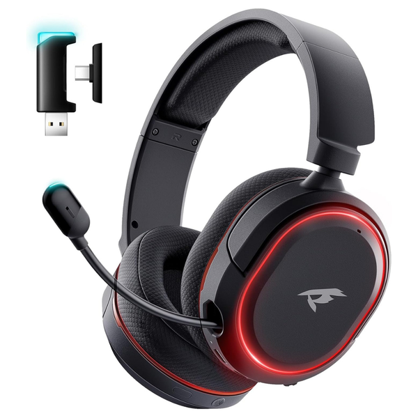 Surround Sound 4 in 1 Wireless 2.4Ghz USB Gaming Headphones