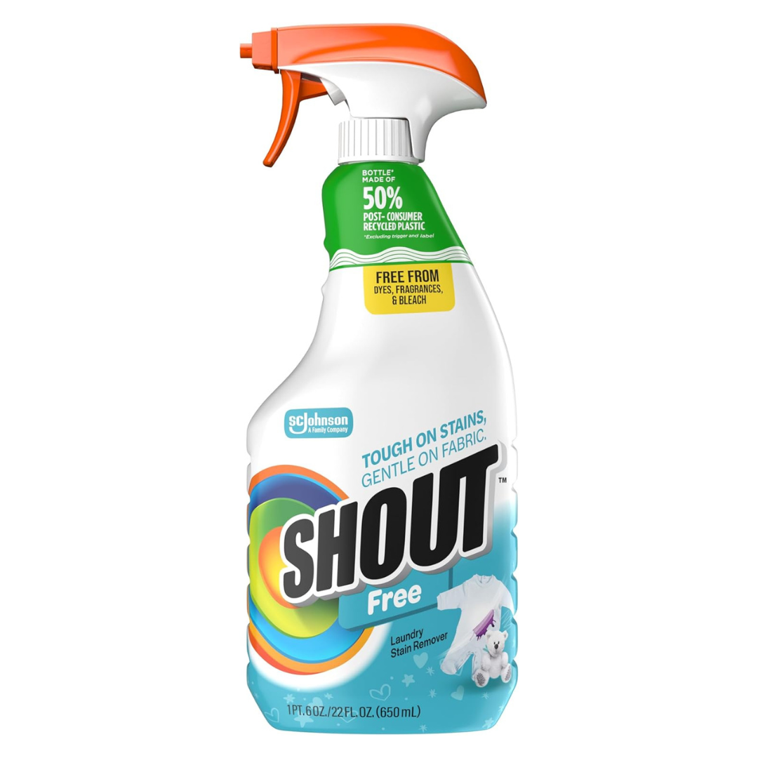22oz Shout Free Laundry Stain Remover Spray Bottle