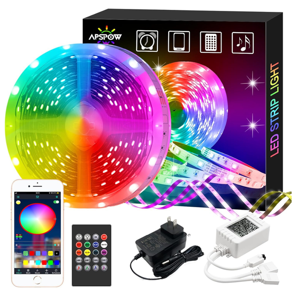 100 ft Music Sync Color Changing LED Lights With APP Control