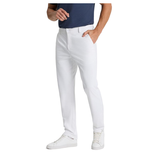 Snowten Men's Classic Fit Stretch Golf Pants With Pockets