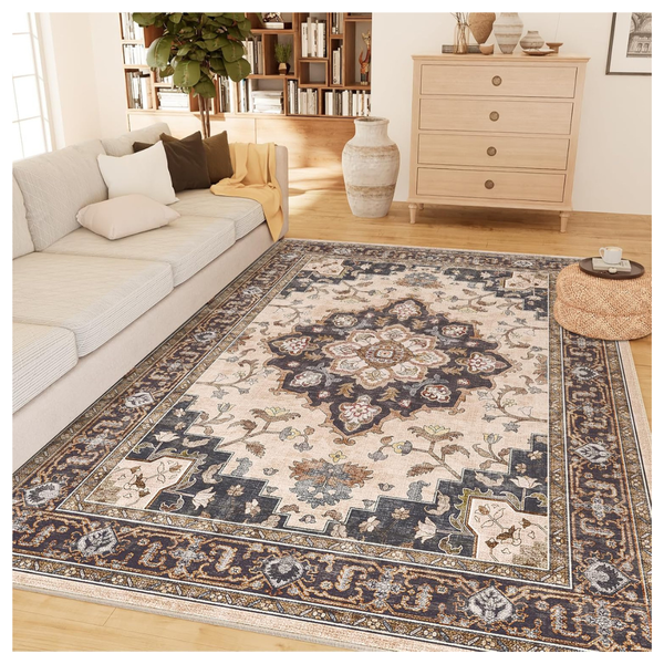 Capaloca 8'' x 10'' Machine Washable Nursery Rug