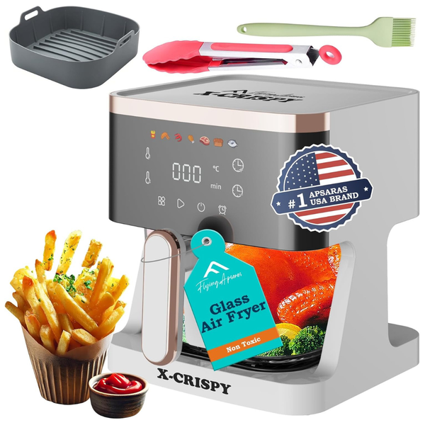 5.2-QT Glass Convection Air Fryer