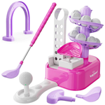 EagleStone Pink Toddler Golf Club Toy Set W/ Left & Right-Handed Clubs