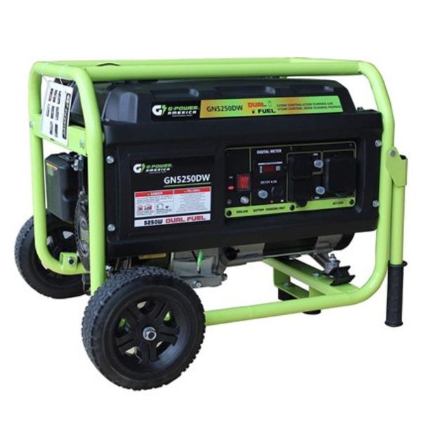 5250W Green-Power America Watt Gasoline Powered Portable Generator