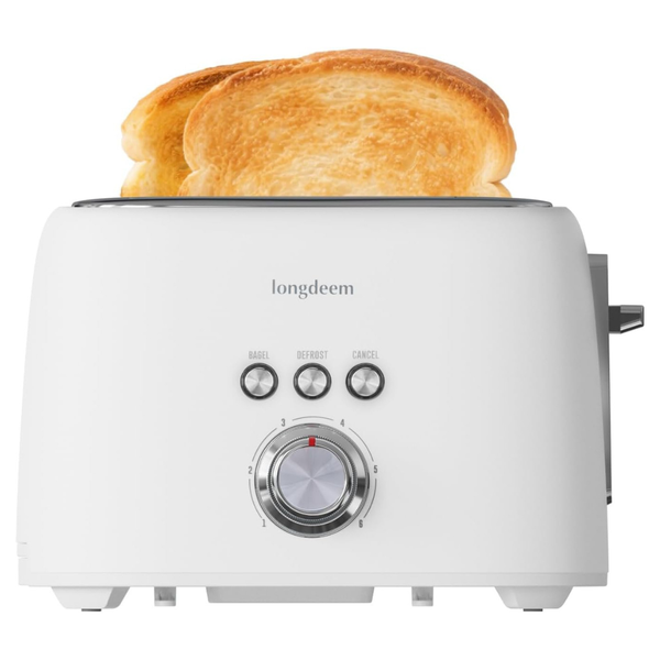 Longdeem 2-Slice Stainless Steel Toaster