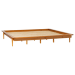Walker Edison Mid Century Modern Wood Platform King Bed