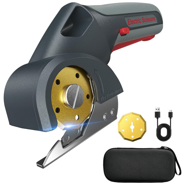 4V Cordless Cardboard Cutter W/ 2 Blades & 2000mAh Battery