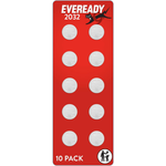 10-Count Eveready CR2032 Lithium 3V Coin Battery
