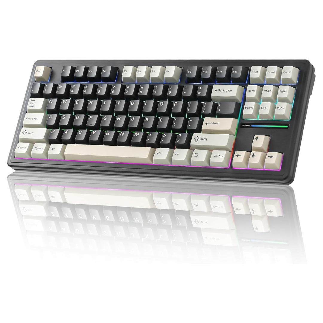 YUNZII YZ87 75% Gasket TKL Bluetooth Gaming Mechanical Keyboard