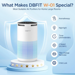 Dbfit H13 HEPA Air Purifier with Aromatherapy & Timer