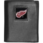 NHL Siskiyou Sports Men's Detroit Red Wings Deluxe Leather Tri-fold Wallet