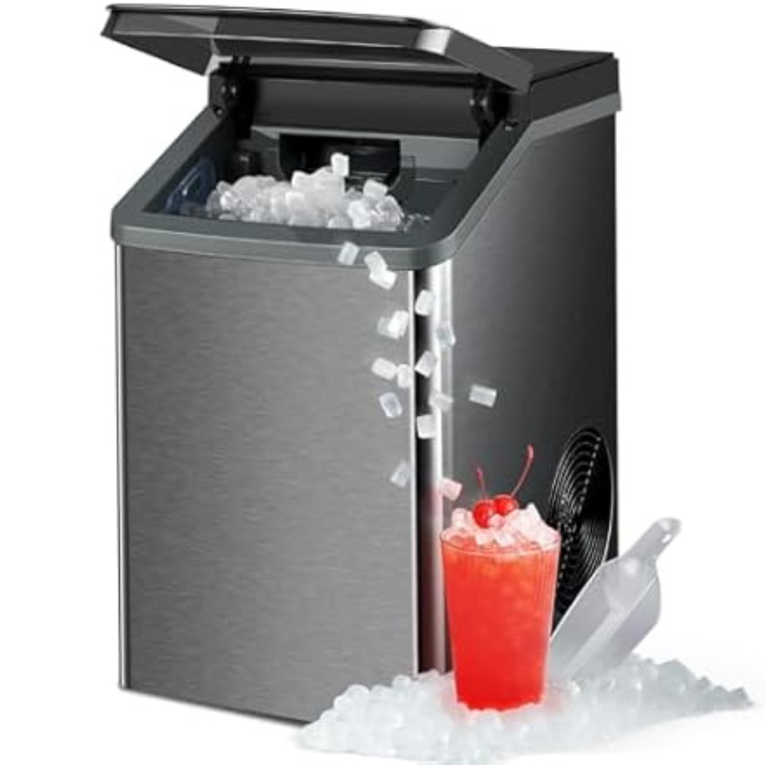 Gevi Knova 40lbs/24H Self-Cleaning Portable Pellet Ice Machine