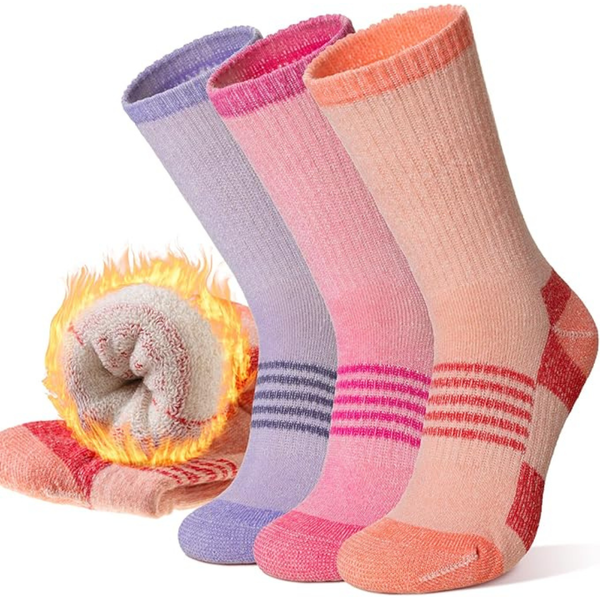 Velice Women's Merino Thermal Warm Wool Hiking Socks