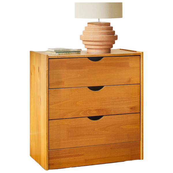 Walker Edison Declan 3 Drawer Nightstand