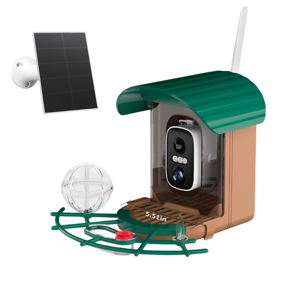 Solar Powered Smart Bird Feeder With Camera