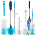 8-Piece Long Handle Bottle Brush Cleaning Set
