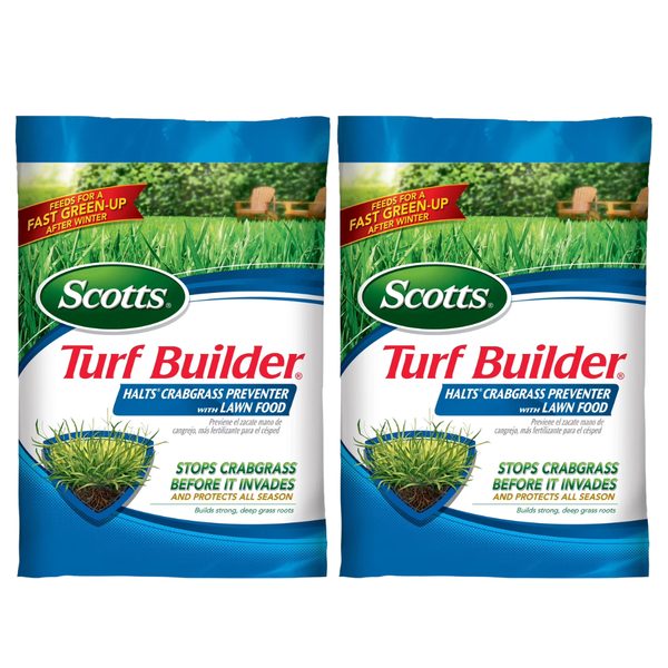 2-Pack 13.35-Lb Scotts Turf Builder Crabgrass Preventer W/ Lawn Food (Up To 5,000 Sq. Ft)