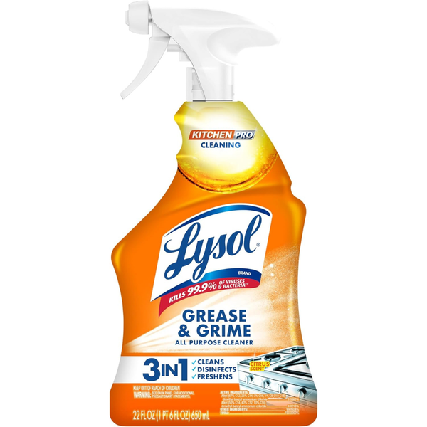 22-Oz Lysol Pro All Purpose Kitchen Spray Cleaner & Degreaser