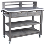 Homestyles Maho Teak Outdoor Potting Bench