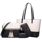 4-Piece Women's Shoulder Tote Bags