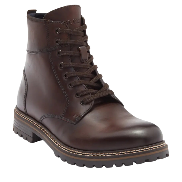 Steve Madden Men's Scotch Lug Sole Boot (Brown)