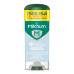 3.4 oz 2-Pack Mitchum Antiperspirant Triple Odor Deodorant Stick