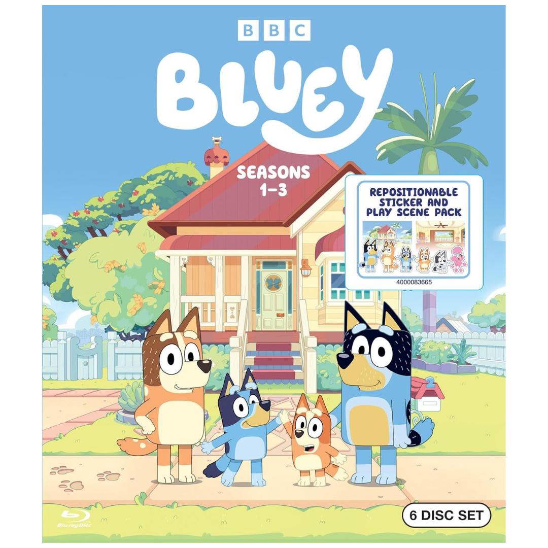 Bluey Seasons 1 To 3 Complete Collection Blu-ray