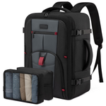 40L Men's Travel 15.6" Laptop Backpack W/ 2 Packing Cubes (2 Colors)