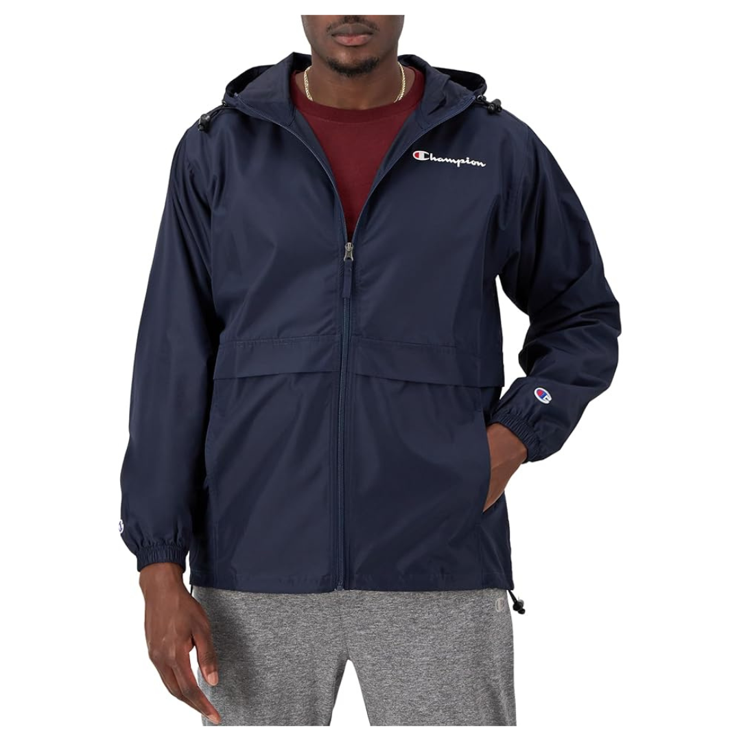 Champion Men's Stadium Full Zip Jacket With Script Logo