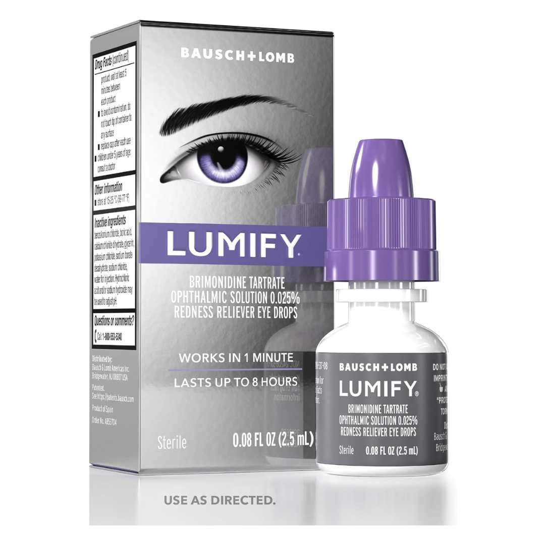 LUMIFY Redness Reliever Eye Drops 0.08 Ounce (2.5mL)