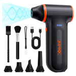 JUFINX 150K RPM Electric Compressed Air Duster W/ 3-Speed