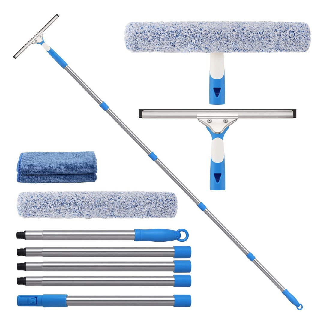 Mitclear 77" Professional Squeegee Window Cleaning Kit