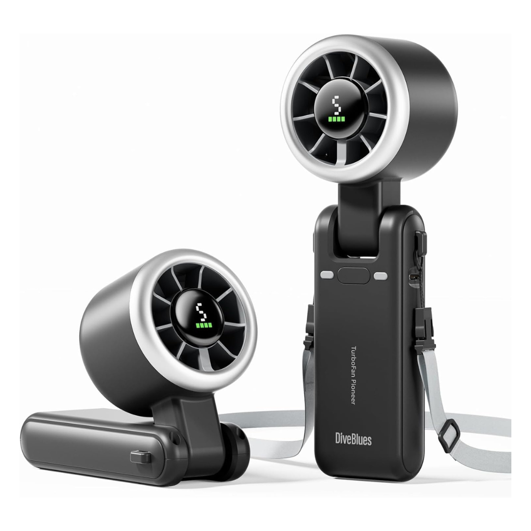 Diveblues USB-C Rechargeable Handheld Turbo Fan